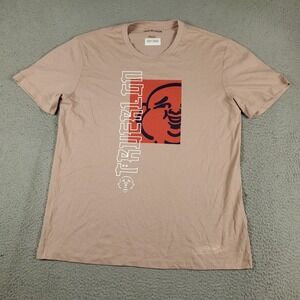 True Religion T Shirt Mens Size XL Beige Casual Short Sleeve Adult *